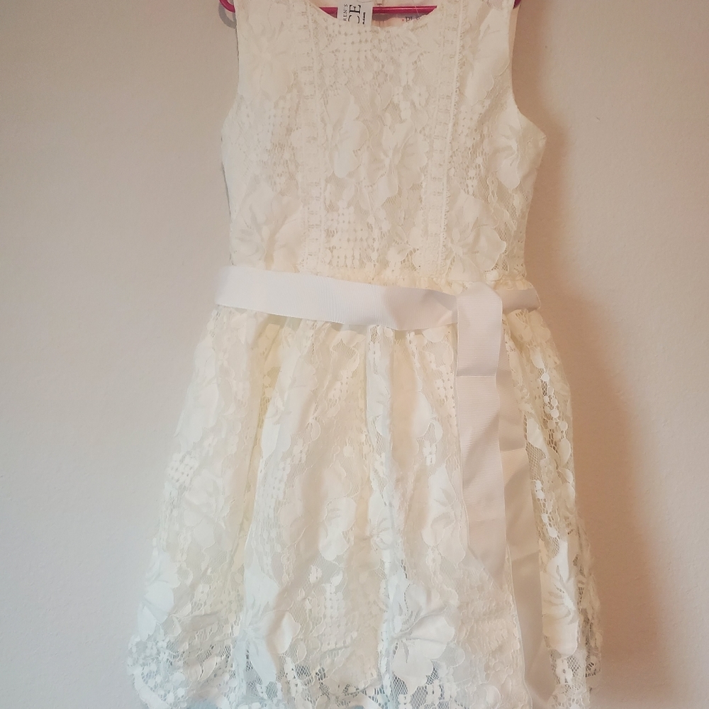 All White Children's Place Dress 6X/7